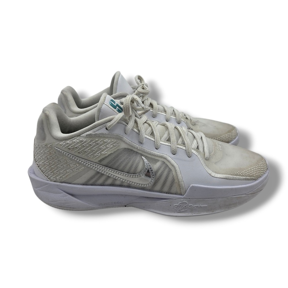 Nike Sabrina 2 Sneakers Womens 7.5 White‎ Noise Basketball Shoes FQ2174-101